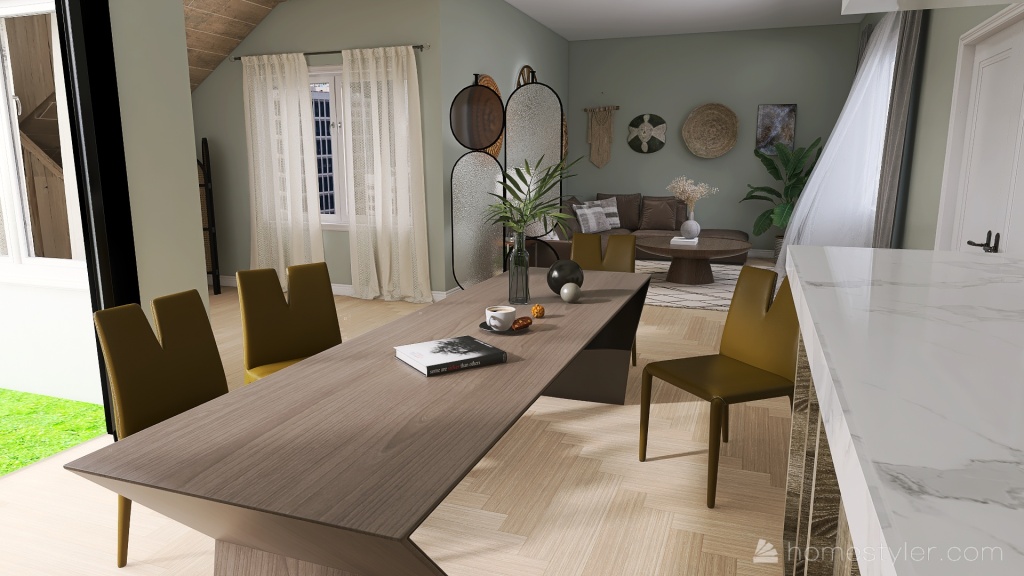 #T-ShapedContest-Luxury Living 3d design renderings