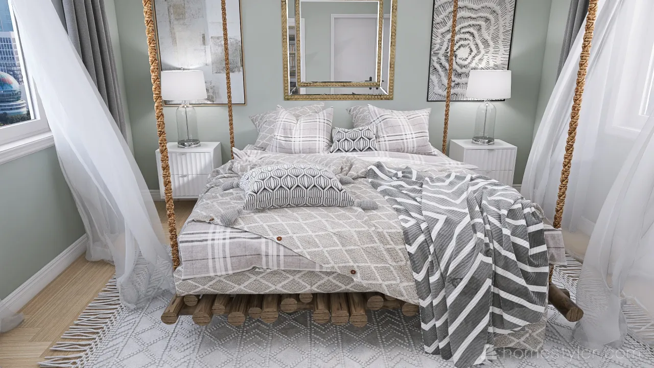 MasterBedroom 3d design renderings