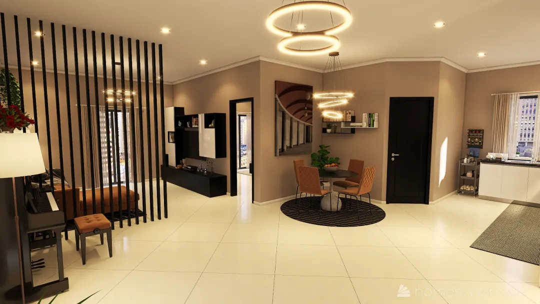 Couple Apartment 3d design renderings