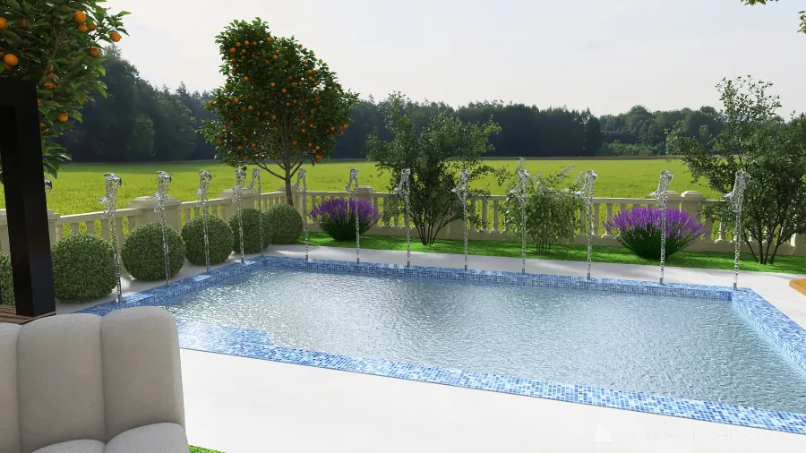 #T-ShapedContest-Luxury Living 3d design renderings