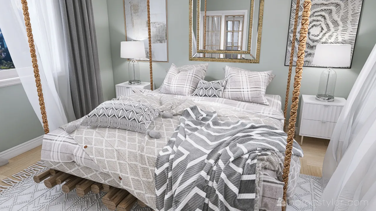 MasterBedroom 3d design renderings