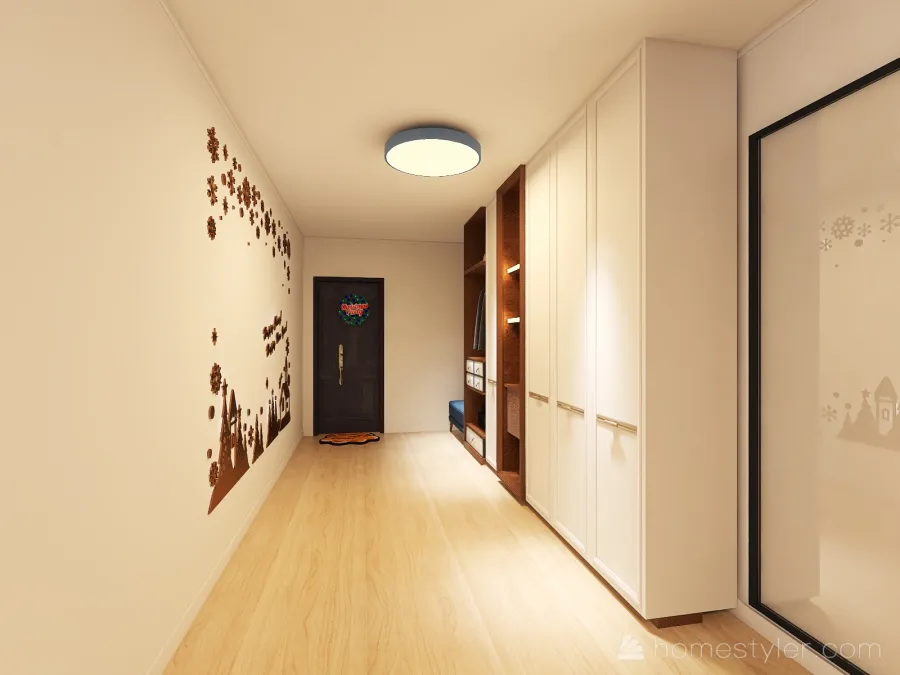 #T-ShapedContest - комната для встречи года тигра 3d design renderings