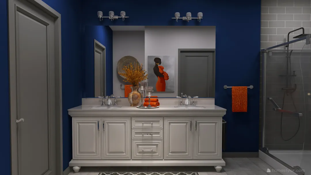 PJ bathrooms 3d design renderings