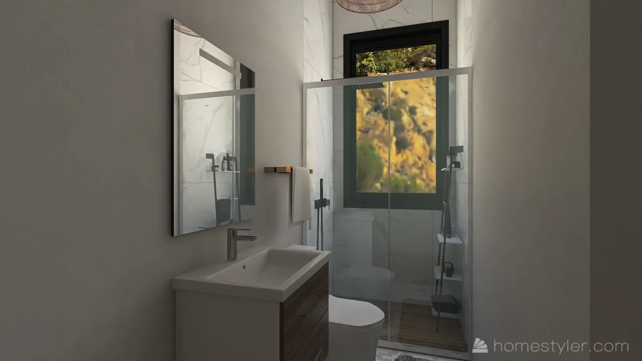 Bathroom 3d design renderings