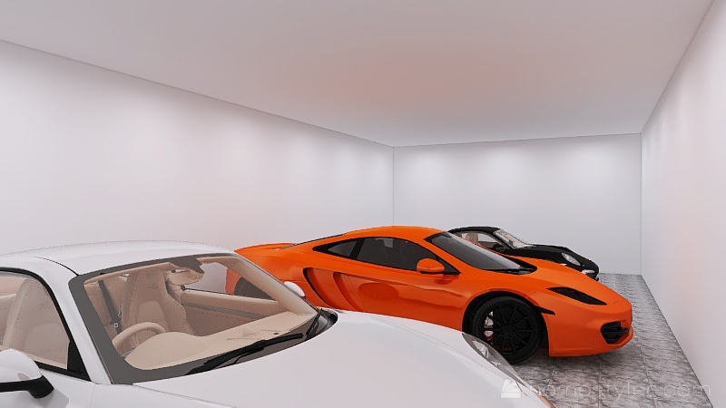3 Car Garage 3d design renderings