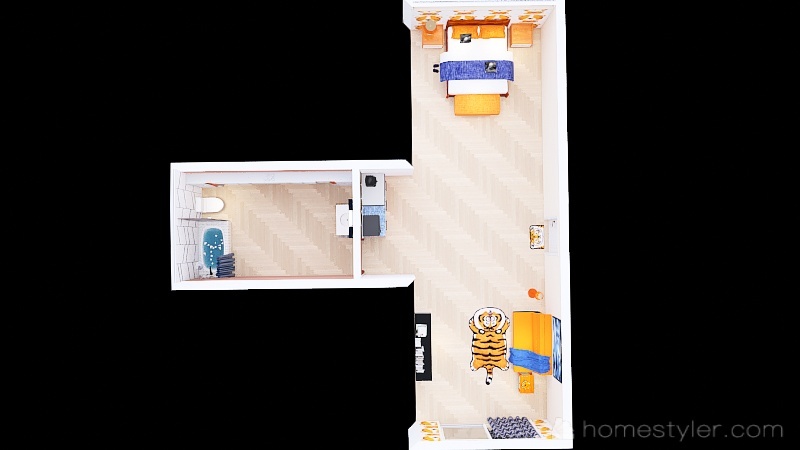 #TShapedContest Guest Hotel Suite 3d design renderings