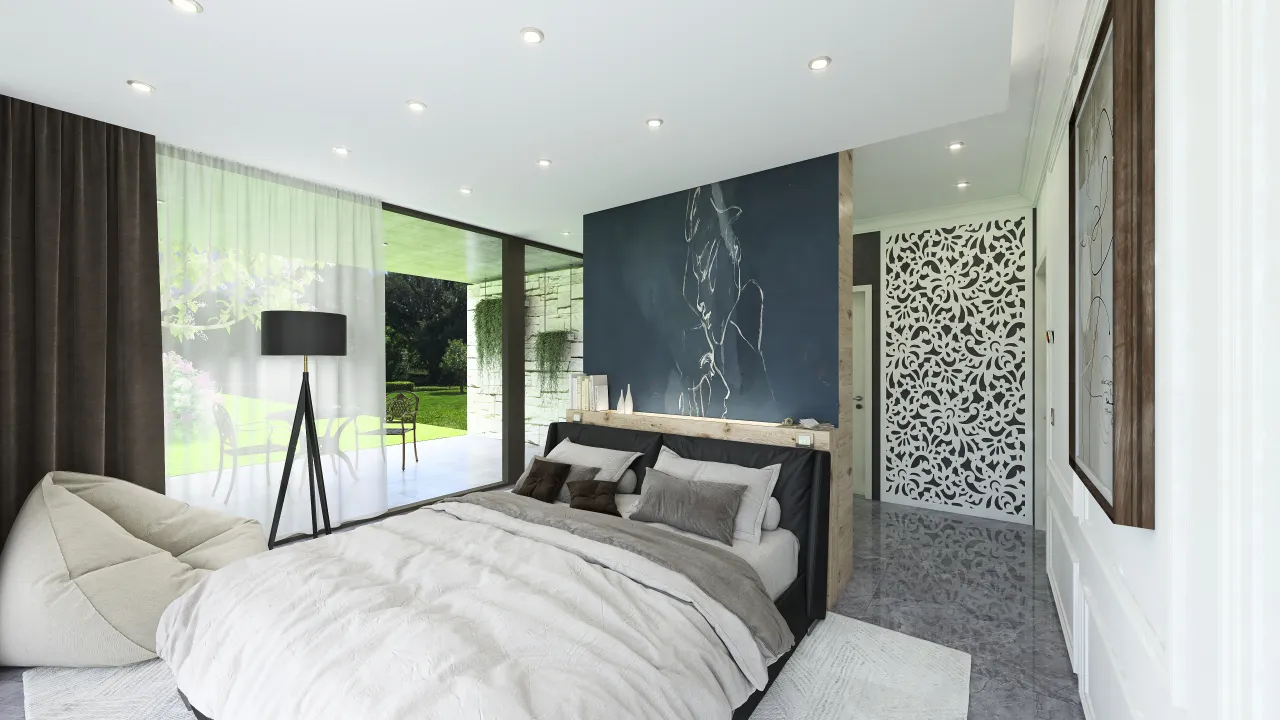 Modern MasterBedroom 3d design renderings