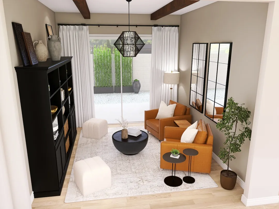Nguyen's Lounge 3d design renderings