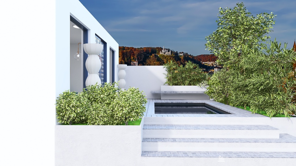#HSDA2021Residential - Main Floor of my Oasis 3d design renderings