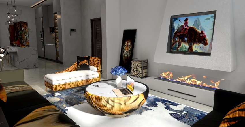 #T-ShapedContest Tiger passion 3d design renderings