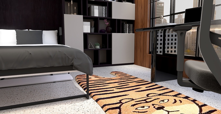 Second Bedroom 3d design renderings