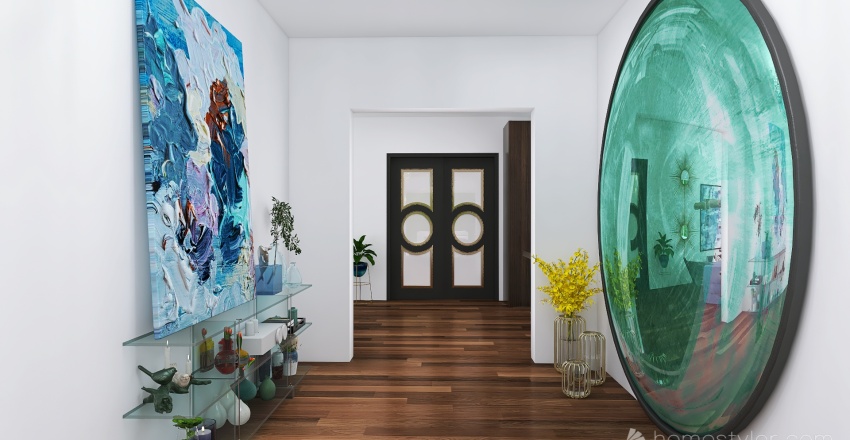 #T-ShapedContest - Green House 3d design renderings