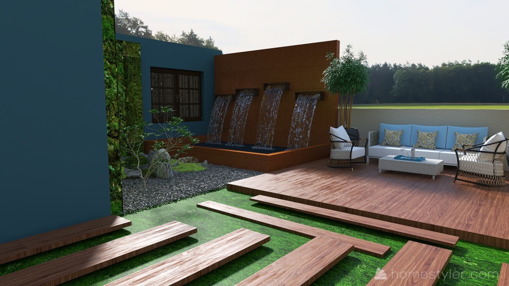 #T-ShapedContest -nada house 3d design renderings