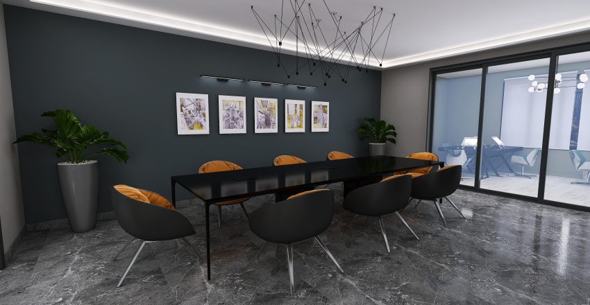 office in Kyiv 3d design renderings