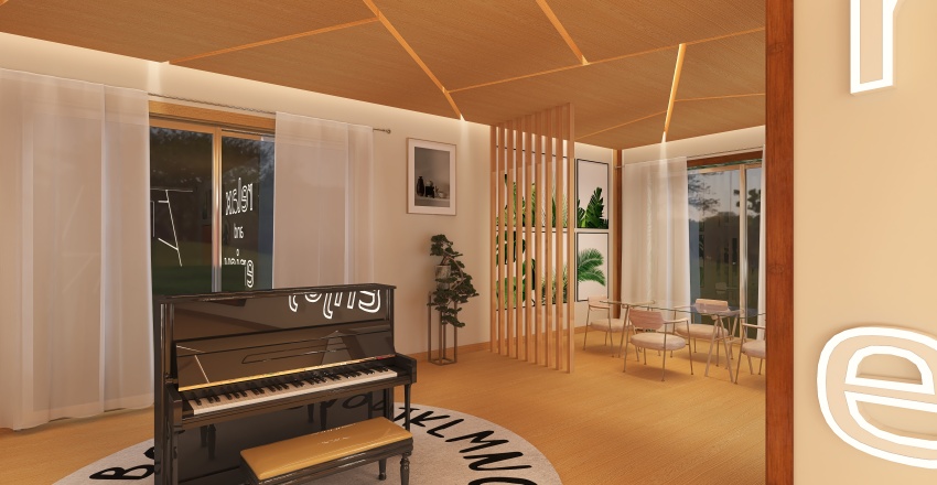 #T-ShapedContest - Tiger Room 3d design renderings