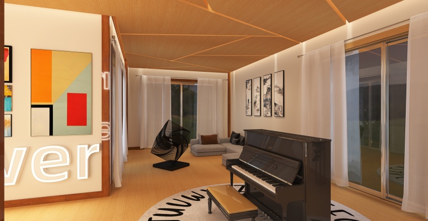 #T-ShapedContest - Tiger Room 3d design renderings