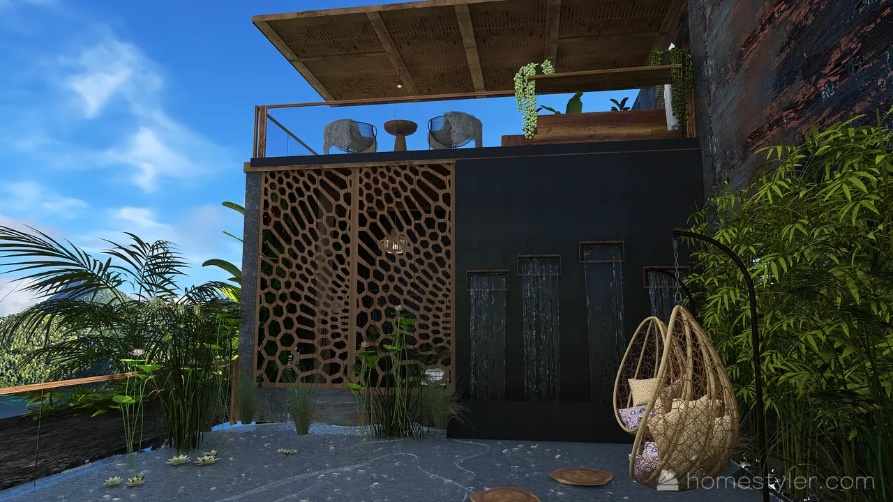 #T-ShapedContest-Paradise retreat 3d design renderings