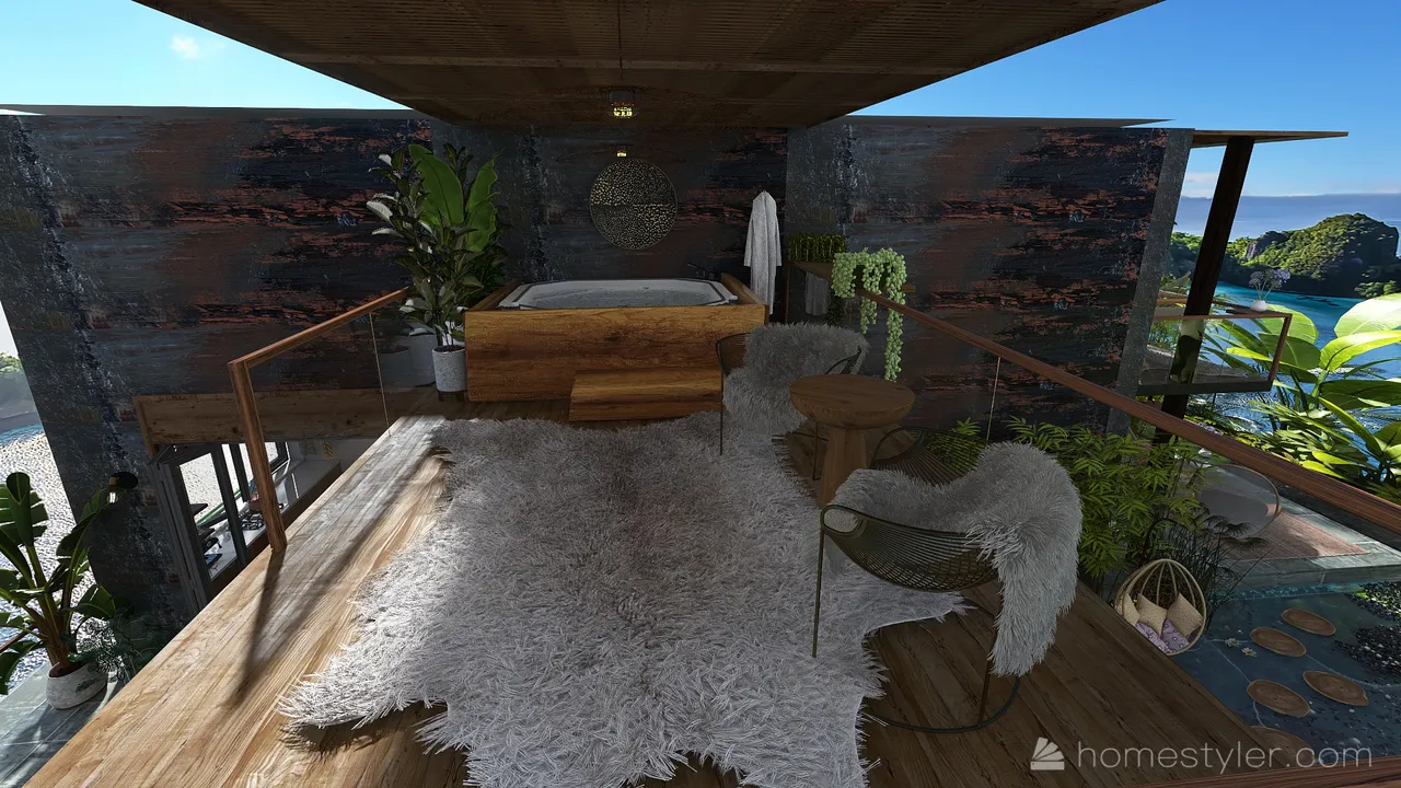 #T-ShapedContest-Paradise retreat 3d design renderings