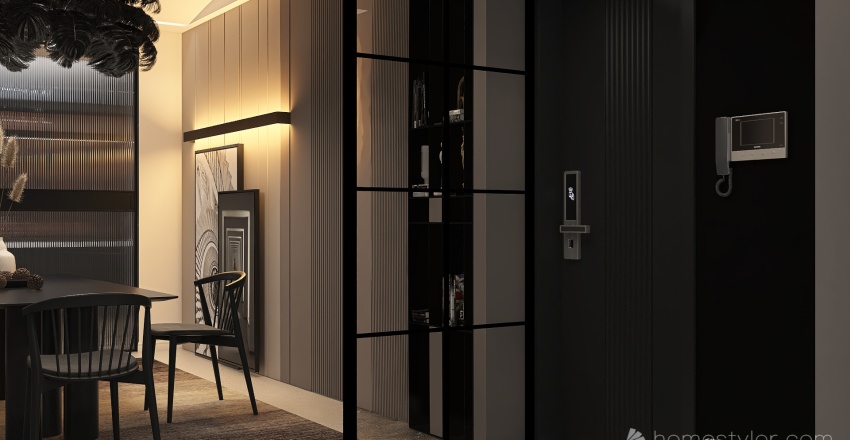 Three Bedroom Large Floor Plan 3d design renderings