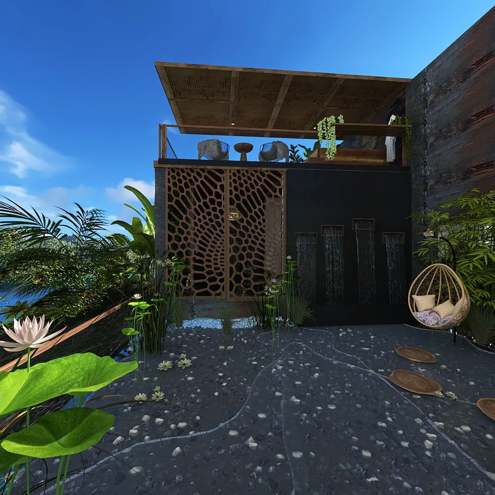 #T-ShapedContest-Paradise retreat 3d design renderings