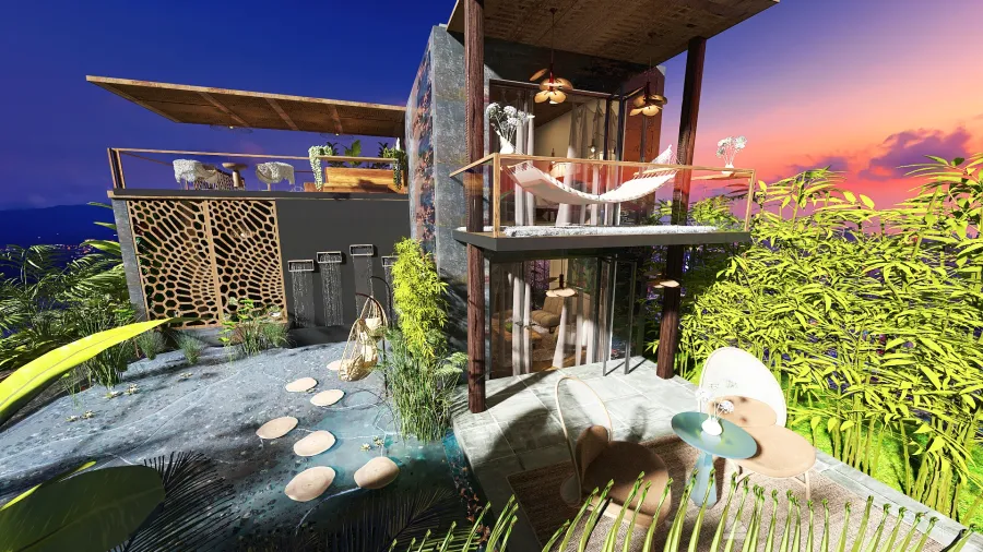 #T-ShapedContest-Paradise retreat 3d design renderings
