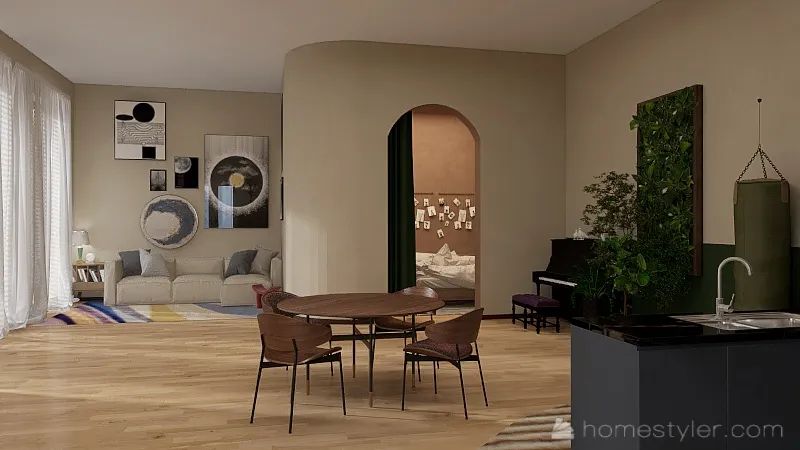 *just a lil apartment* 3d design renderings