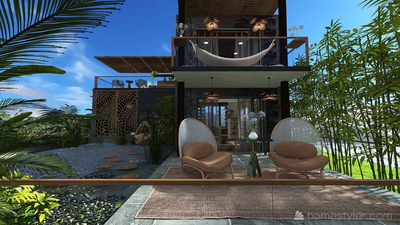 #T-ShapedContest-Paradise retreat 3d design renderings