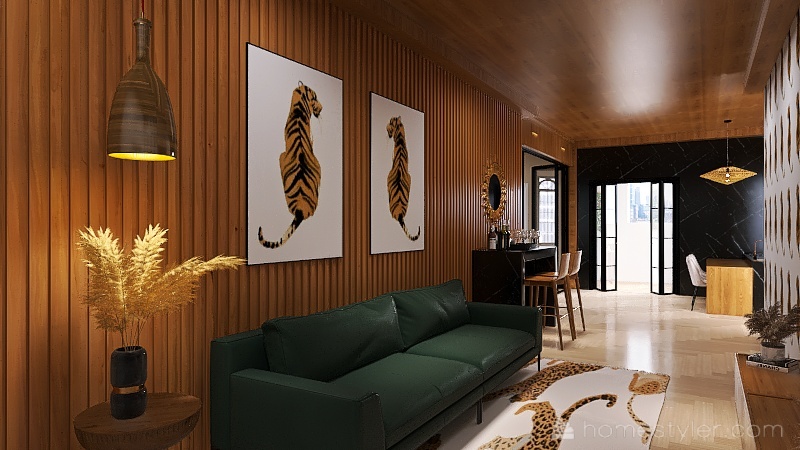 #TShapedContest - the tiger house 3d design renderings