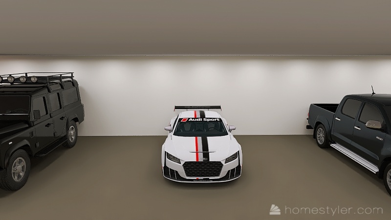 Parking/Courtyard 3d design renderings