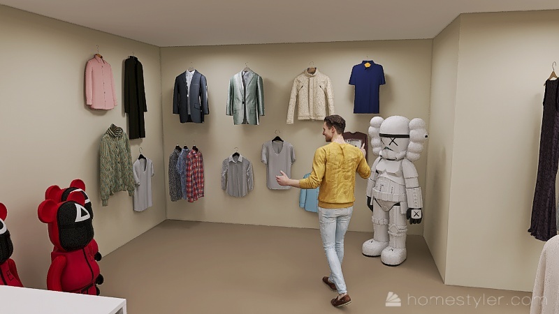 Retail Store 3d design renderings