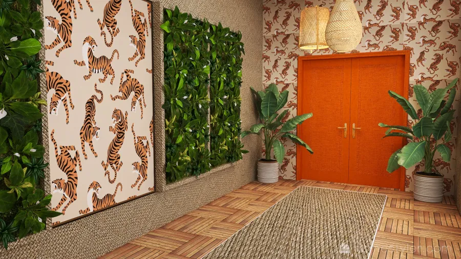#T-ShapedContest - Tiger Apartment 3d design renderings