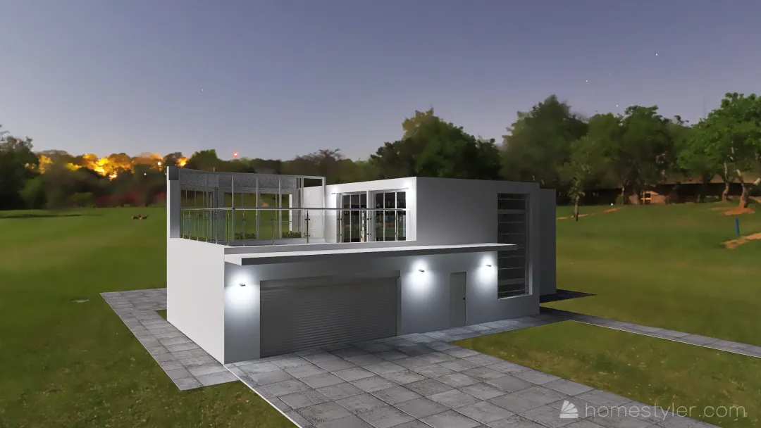 Дом Елена 3d design renderings