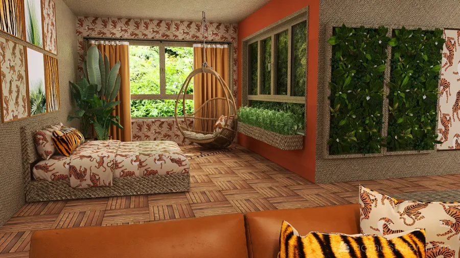 #T-ShapedContest - Tiger Apartment 3d design renderings