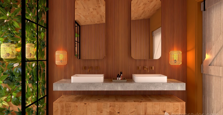 #T-ShapedContest - tiger cabin 3d design renderings