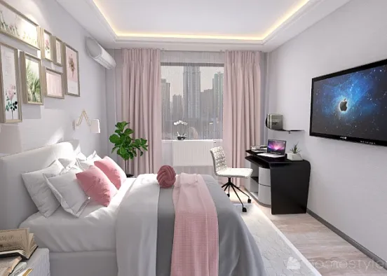 Copy of bedroom by N. Sidorova Design Rendering
