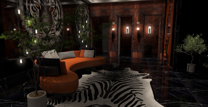#T-ShapedContest-Ladies room 3d design renderings