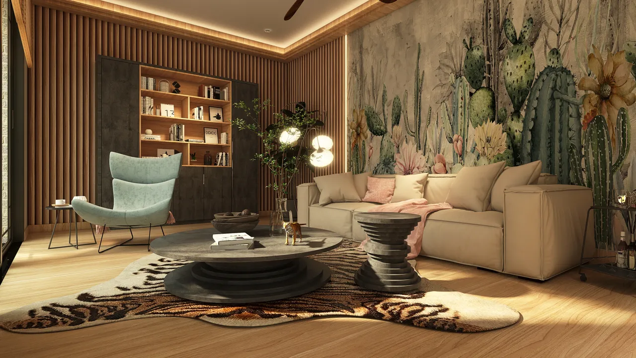 #T-ShapedContest -CASA TIGRE DEL DESIERTO 3d design renderings