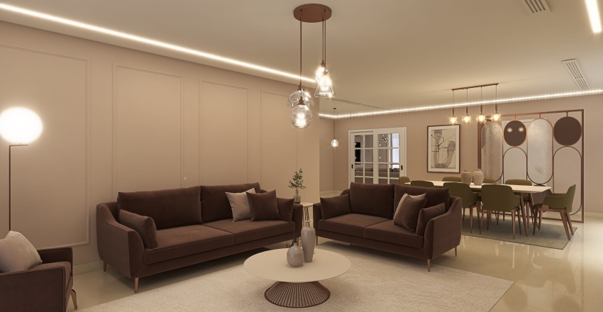 final V.2 of Elegant 350 sq. House 3d design renderings