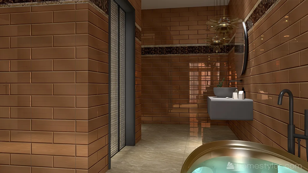 Bathroom 3d design renderings