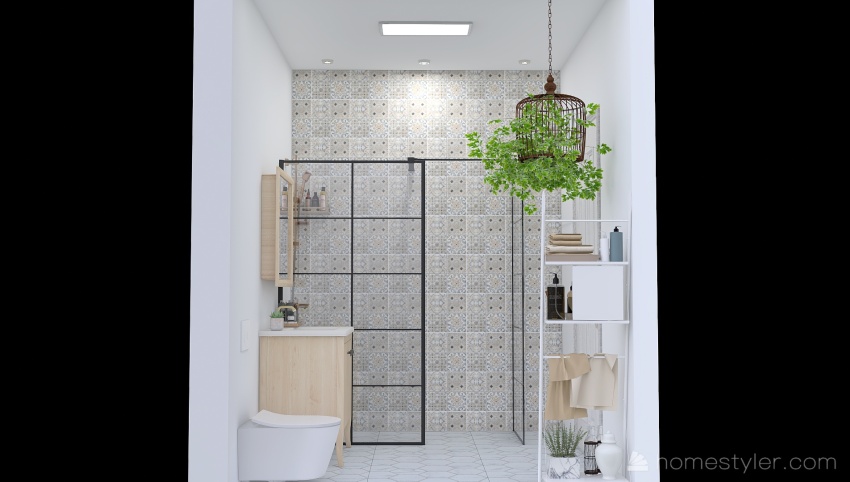 bathroom scandinavian style 3d design picture 5.67