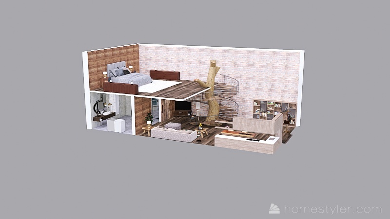Wood Home 3d design picture 198.05