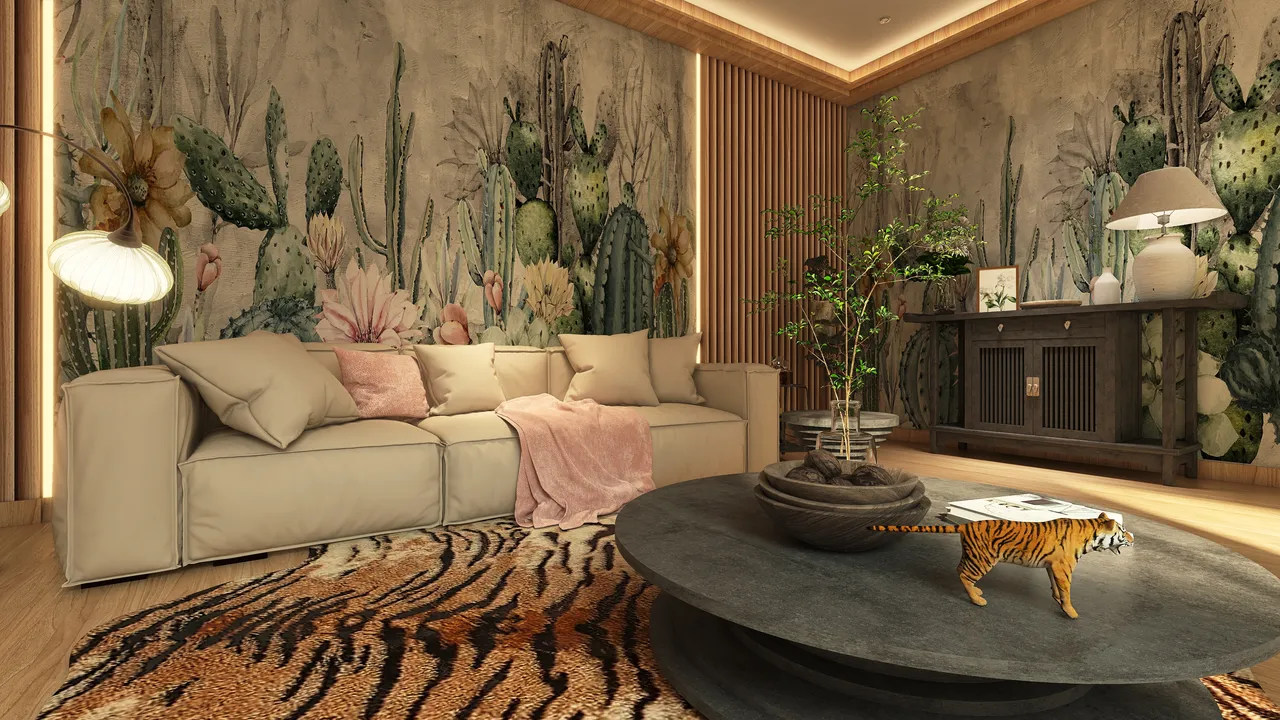 #T-ShapedContest -CASA TIGRE DEL DESIERTO 3d design renderings