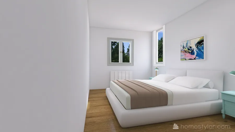 Dormitorio 1 3d design renderings