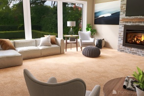 Our Living Room Design Rendering