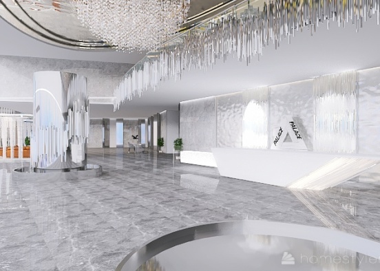 Copy of Hotel Lobby Design Rendering