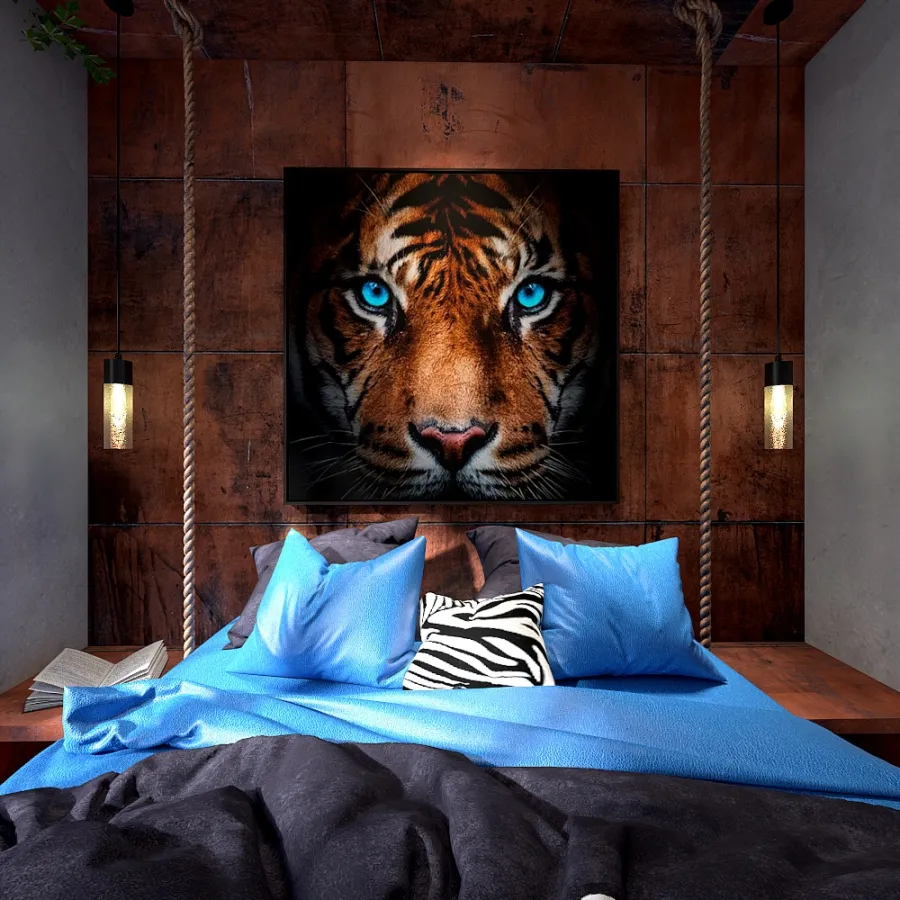#T-ShapedContest Modern Tiger 3d design renderings