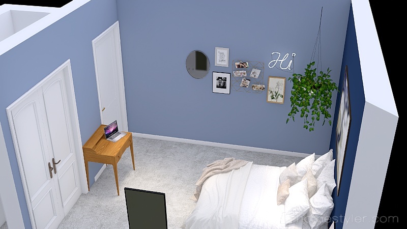 Bedroom Redo 1 3d design renderings