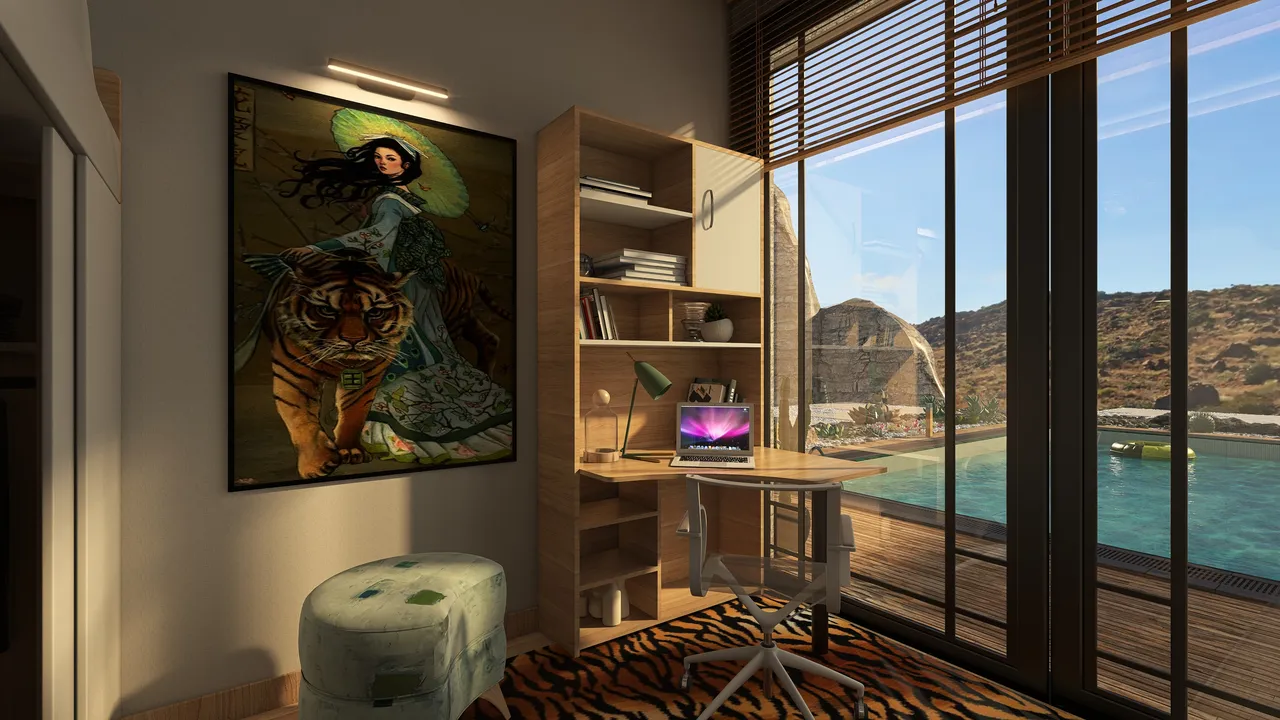 #T-ShapedContest -CASA TIGRE DEL DESIERTO 3d design renderings