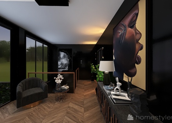Black Villa Design Rendering