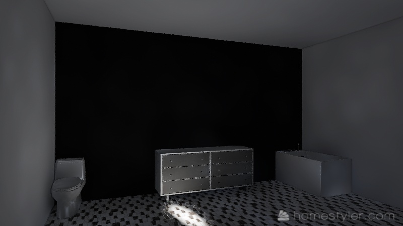 White Dove Master Bathroom 3d design renderings